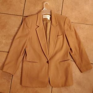 Cashmere/wool camel colored Blazer